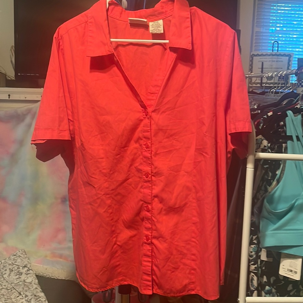 White Stag pink Women’s plus size  top